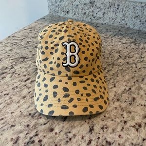 ‘47 Women’s Boston Red Socks Cheetah Leopard Baseball Cap Hat